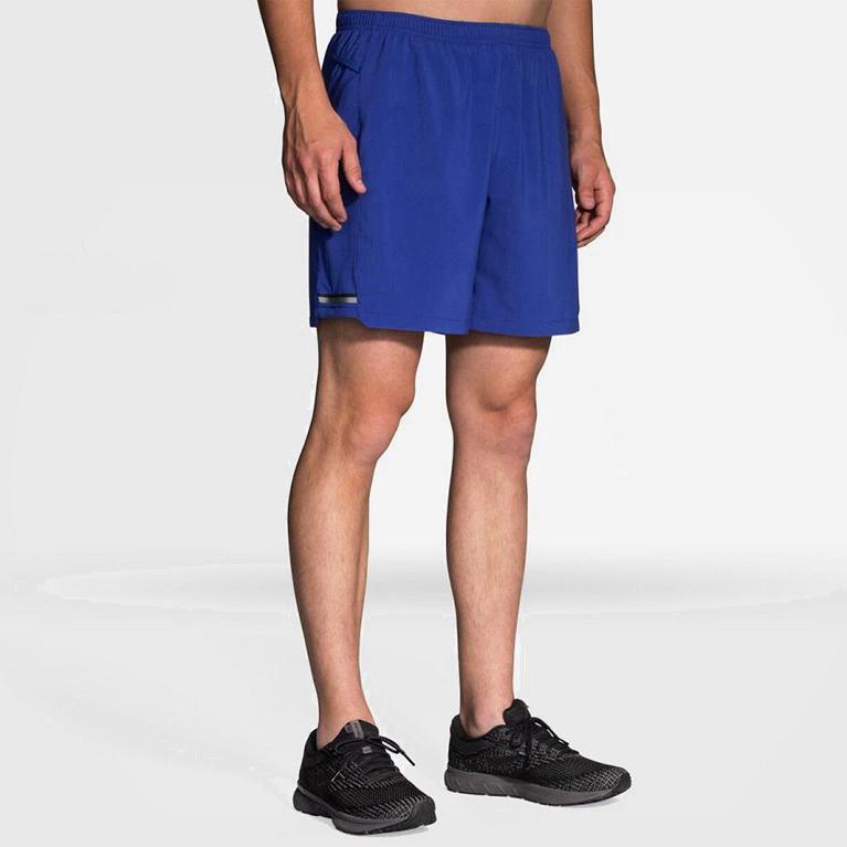 Brooks Sherpa 7 2-In-1 Mens Running Shorts Ireland Blue (SBDL-27406)